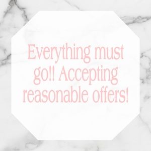 ✨ Everything must go ✨
